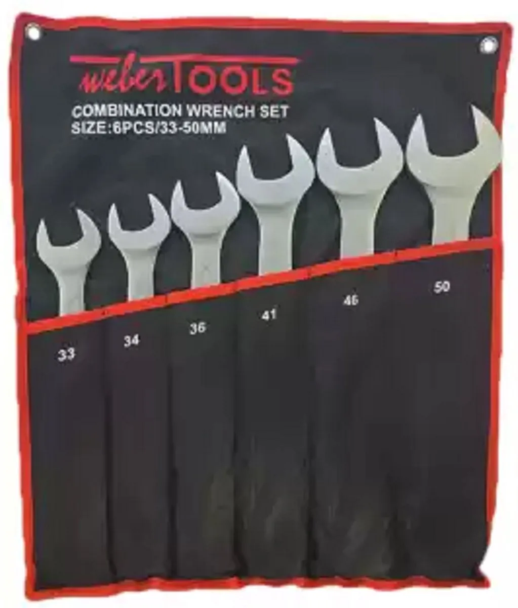 Weber 6-delige Steekringsleutelset 33-50mm