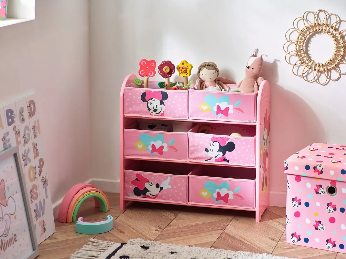 Disney Minnie Mouse Houten Opbergkast - Roze - afbeelding 2 van 4
