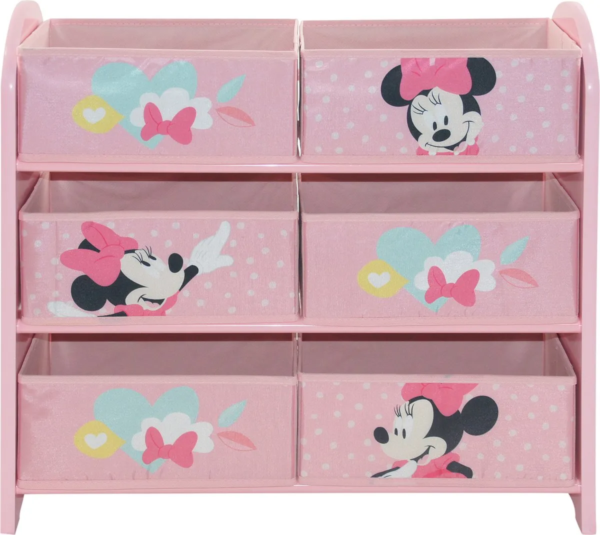 Disney Minnie Mouse Houten Opbergkast - Roze - afbeelding 3 van 4