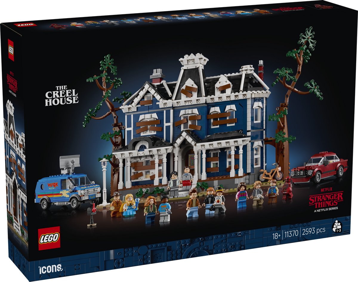 LEGO Icons Stranger Things: Het Huis van de Familie Creel Bouwpakket voor Volwassenen - 11370