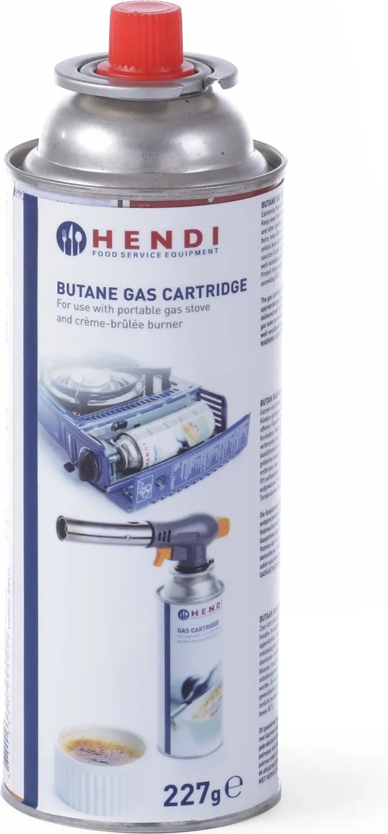 Hendi Gasbus Butaan 227g - Set van 8