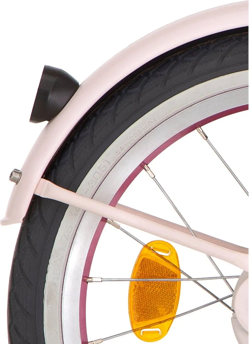 Alpina Spatbordset 18 Inch - Pastel Pink Matt