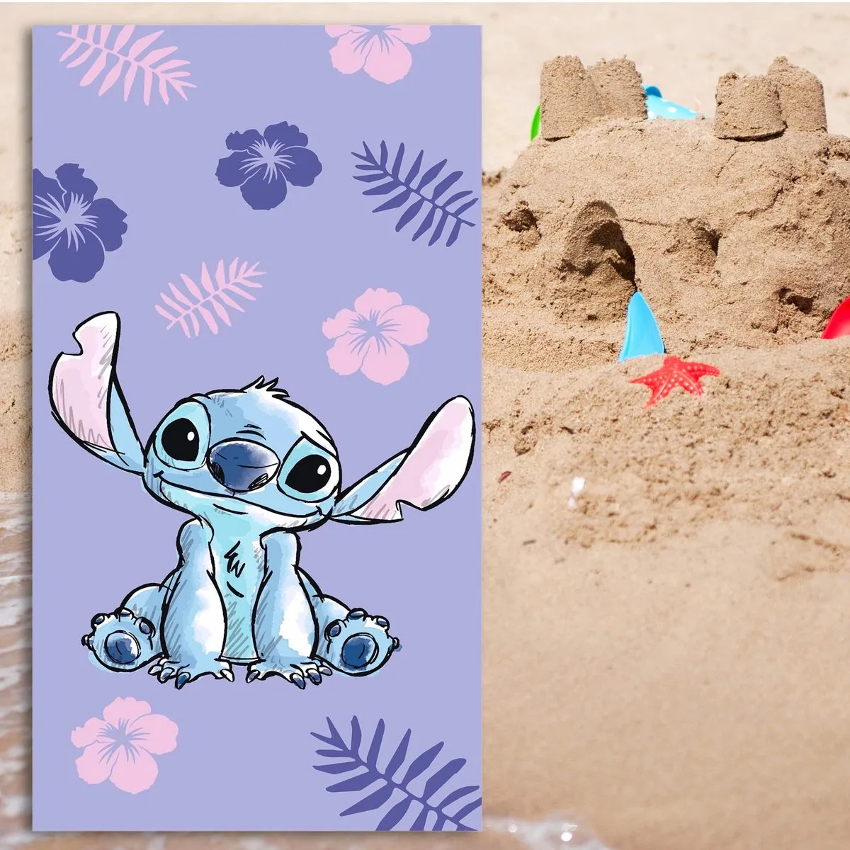 Disney Stitch Strand- en Badhanddoek 70x140cm - Katoen