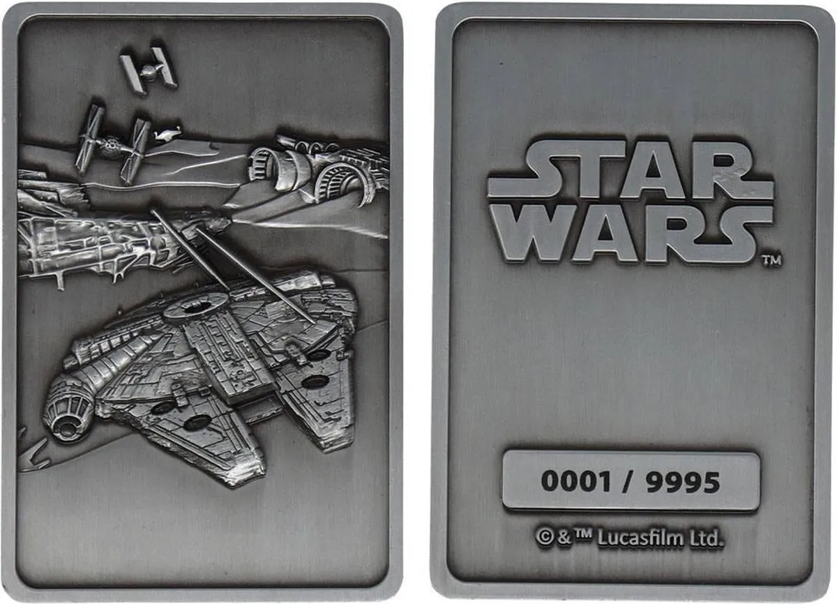 Disney Star Wars Millennium Falcon Iconic Scene Collection - Zilver