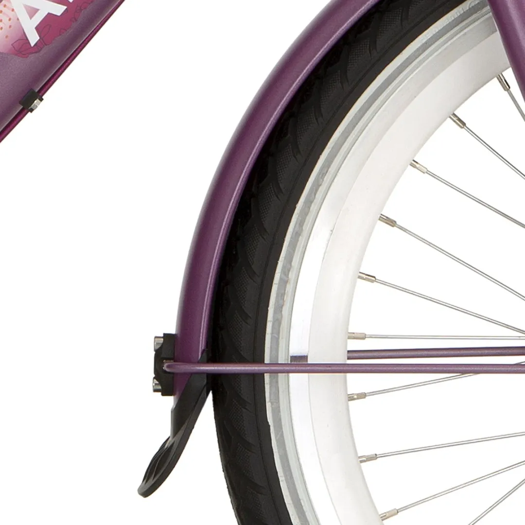 Alpina Spatbordset 20 Inch - Vivid Purple Matt