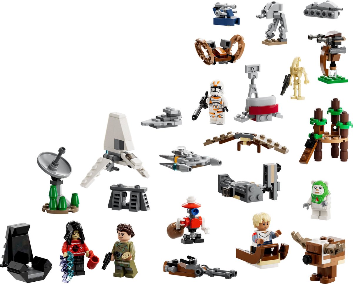 LEGO Star Wars Adventskalender 2023 Set met 24 Cadeautjes - 75366