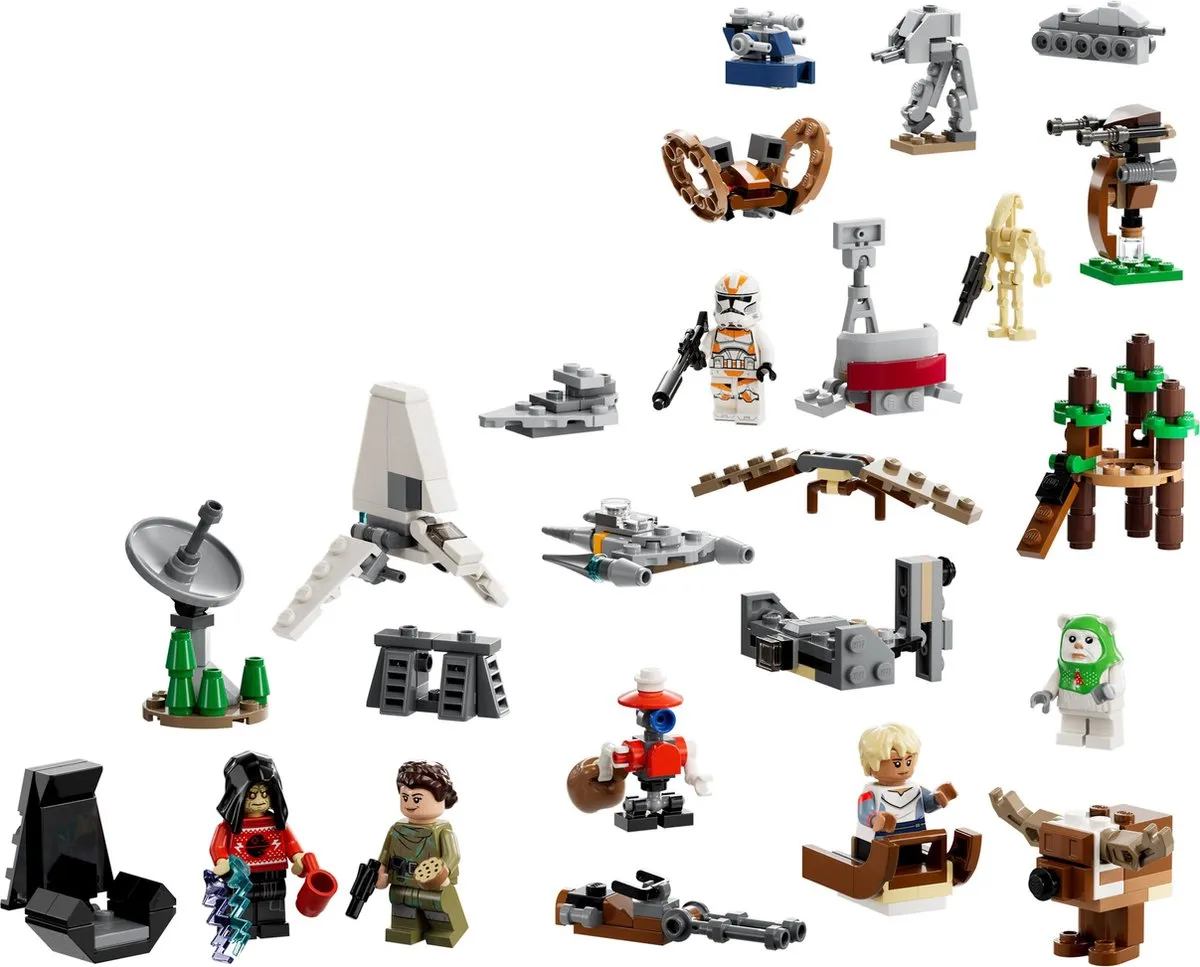 LEGO Star Wars Adventskalender 2023 75366 - 24 Cadeaus - 320 Stukken
