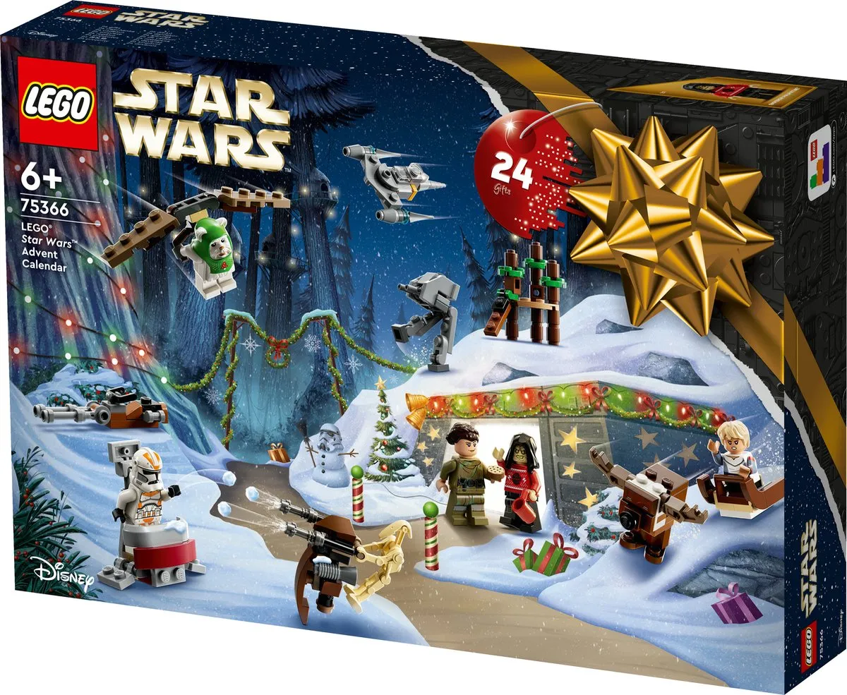 LEGO Star Wars Adventskalender 2023 75366 - 24 Cadeaus - 320 Stukken