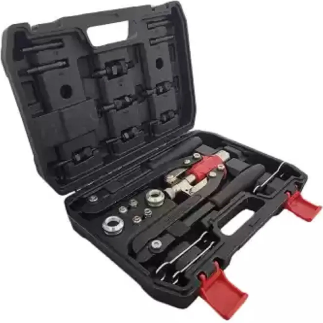 Weber Tools Universele Blindklinknageltangset - 17-delig - Rood/Zilver/Zwart