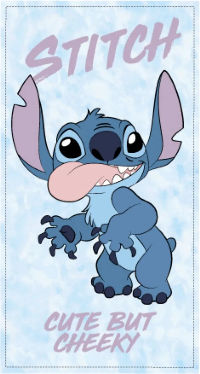 Disney Lilo & Stitch Strandlaken Blauw 70x140cm