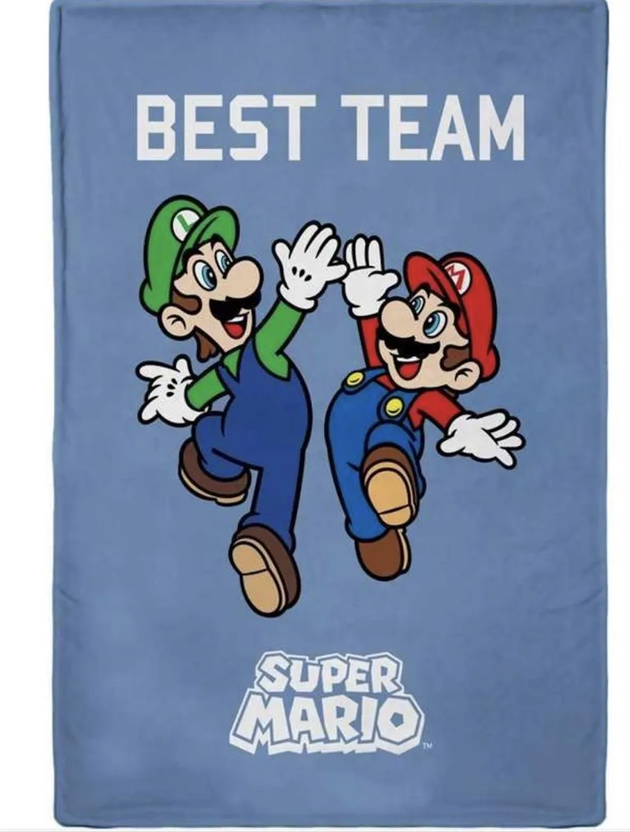 Nintendo Super Mario Fleece Deken 110x130cm