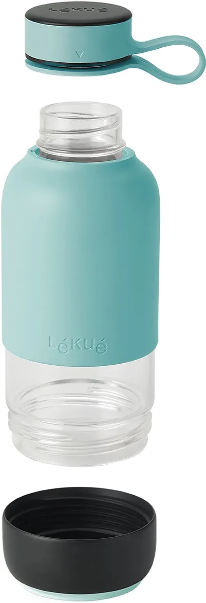 Lékué Drinkfles To Go 500ml - Turquoise