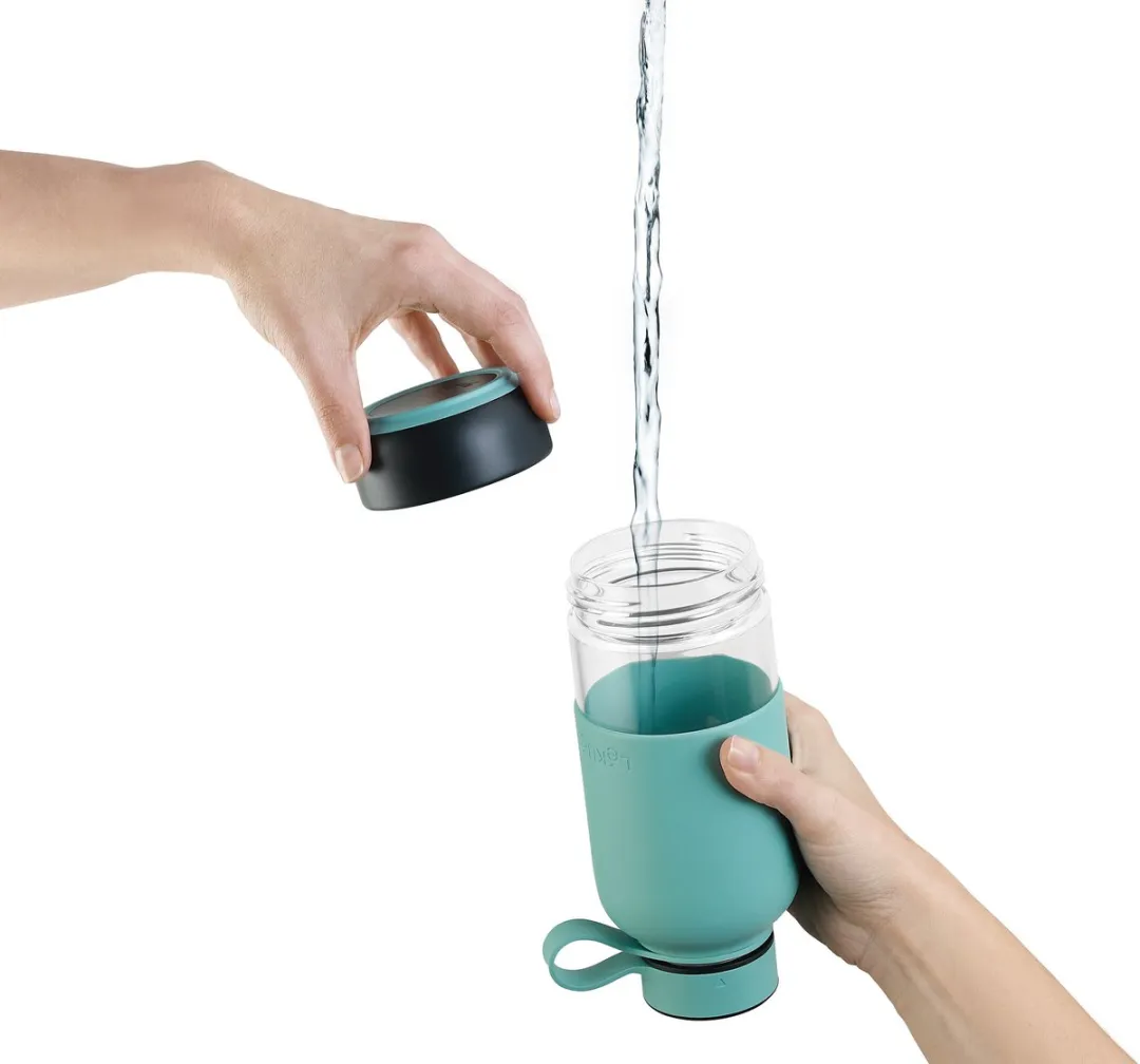 Lékué Drinkfles To Go 500ml - Turquoise