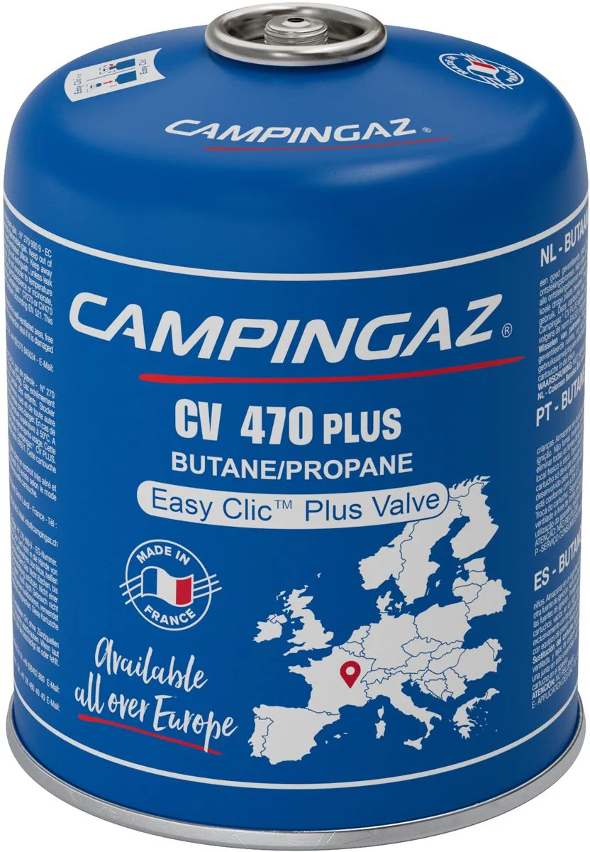 Campingaz CV470 Plus cartridge - kliksysteem - 450 gram butaan / propaan - gas