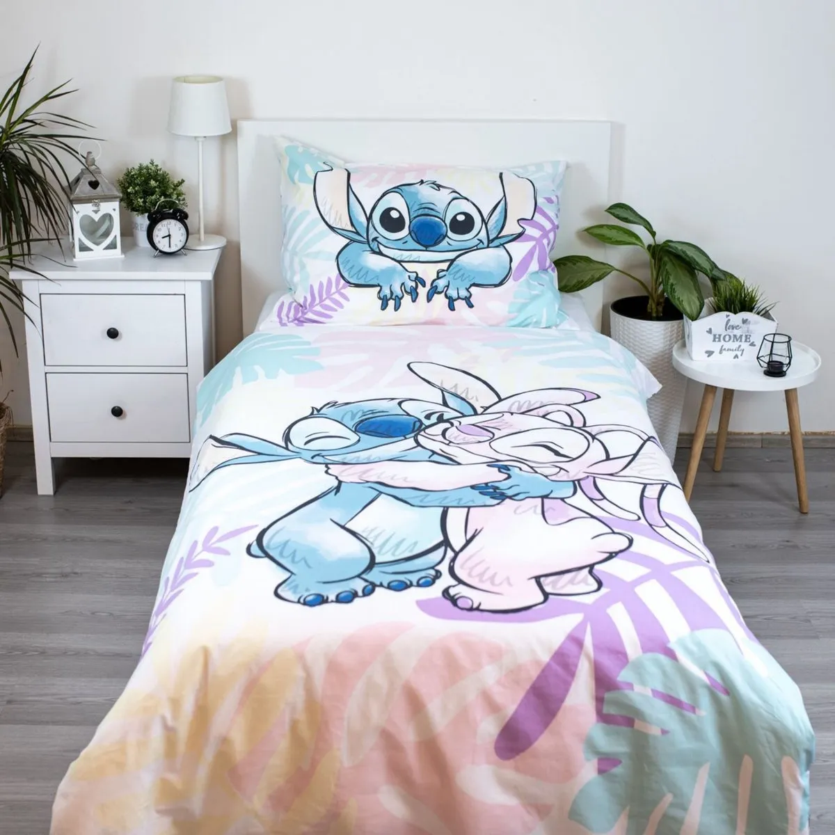 Disney Stitch Katoenen Kinder Beddengoed Set - 140x200cm + 60x80cm - afbeelding 4 van 6