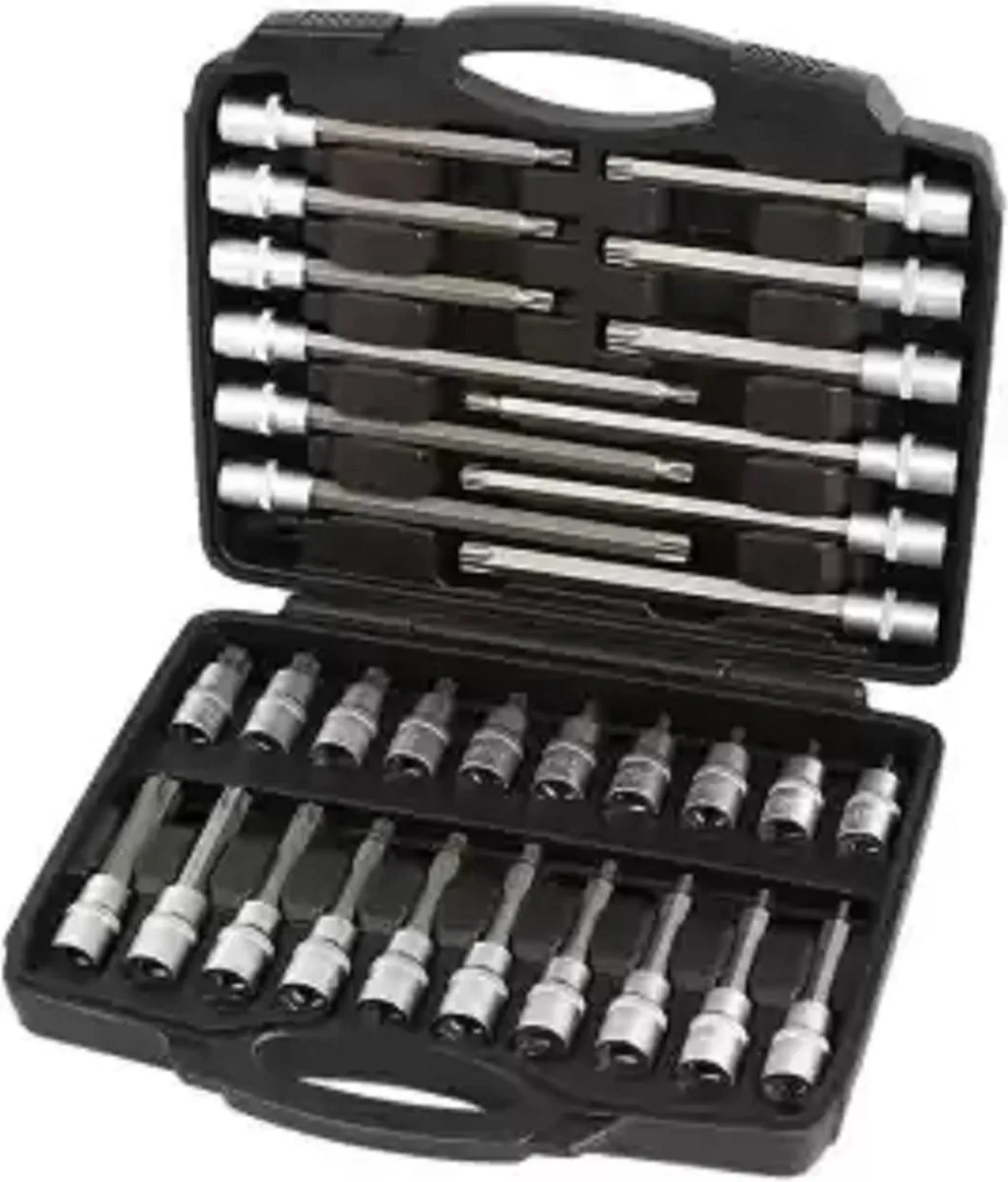 Weber Tools Torx Stiftdoppen 32-delig 1/2"