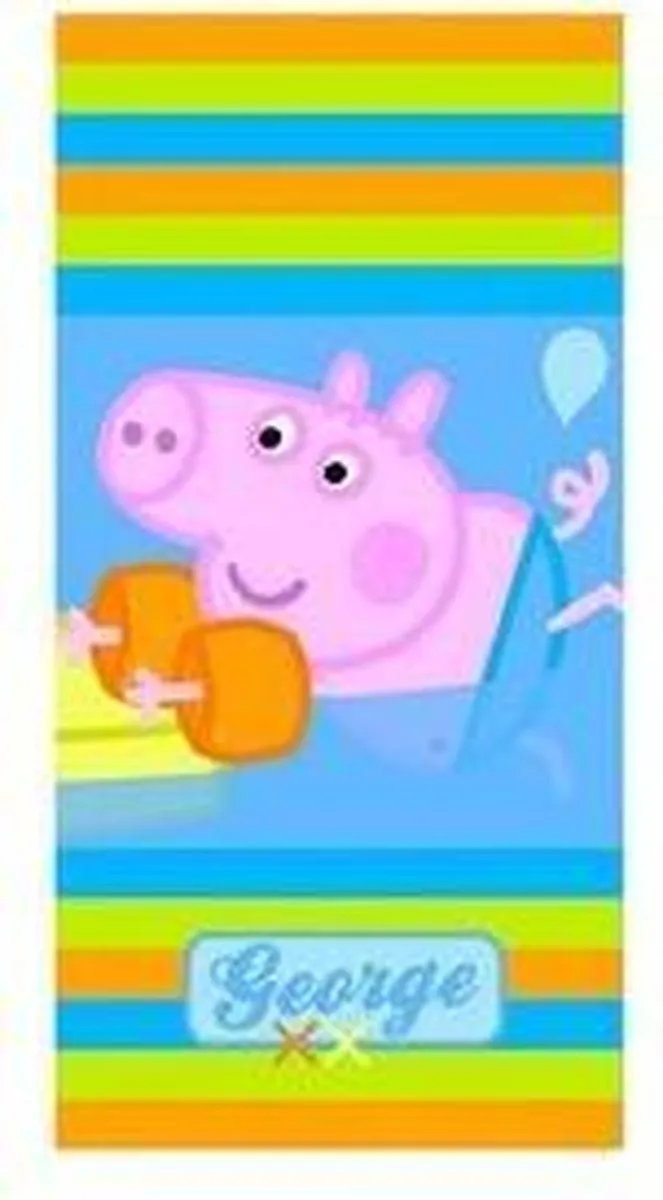 Disney Peppa Big George Badlaken - Bonte kleuren