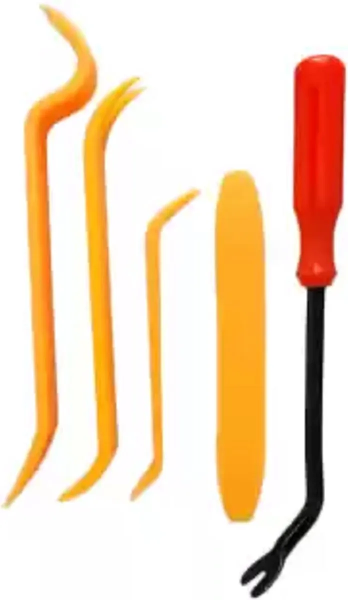 Weber Tools Interieur Clips Assortiment 680 Stuks - Oranje/Rood/Zwart