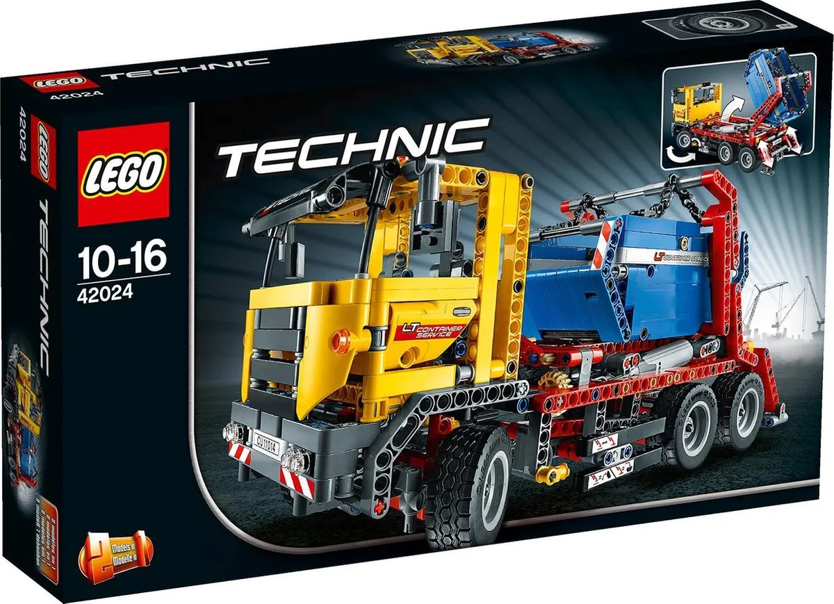 LEGO Technic Containertruck 42024 - 948 Stukken - Multicolor
