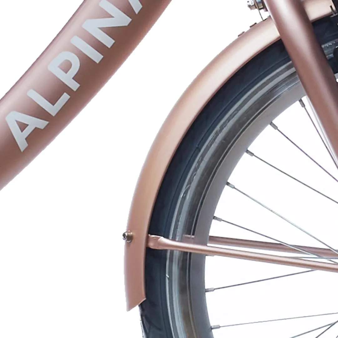 Alpina Spatbordset 20 Clubb Rosegold - met stang