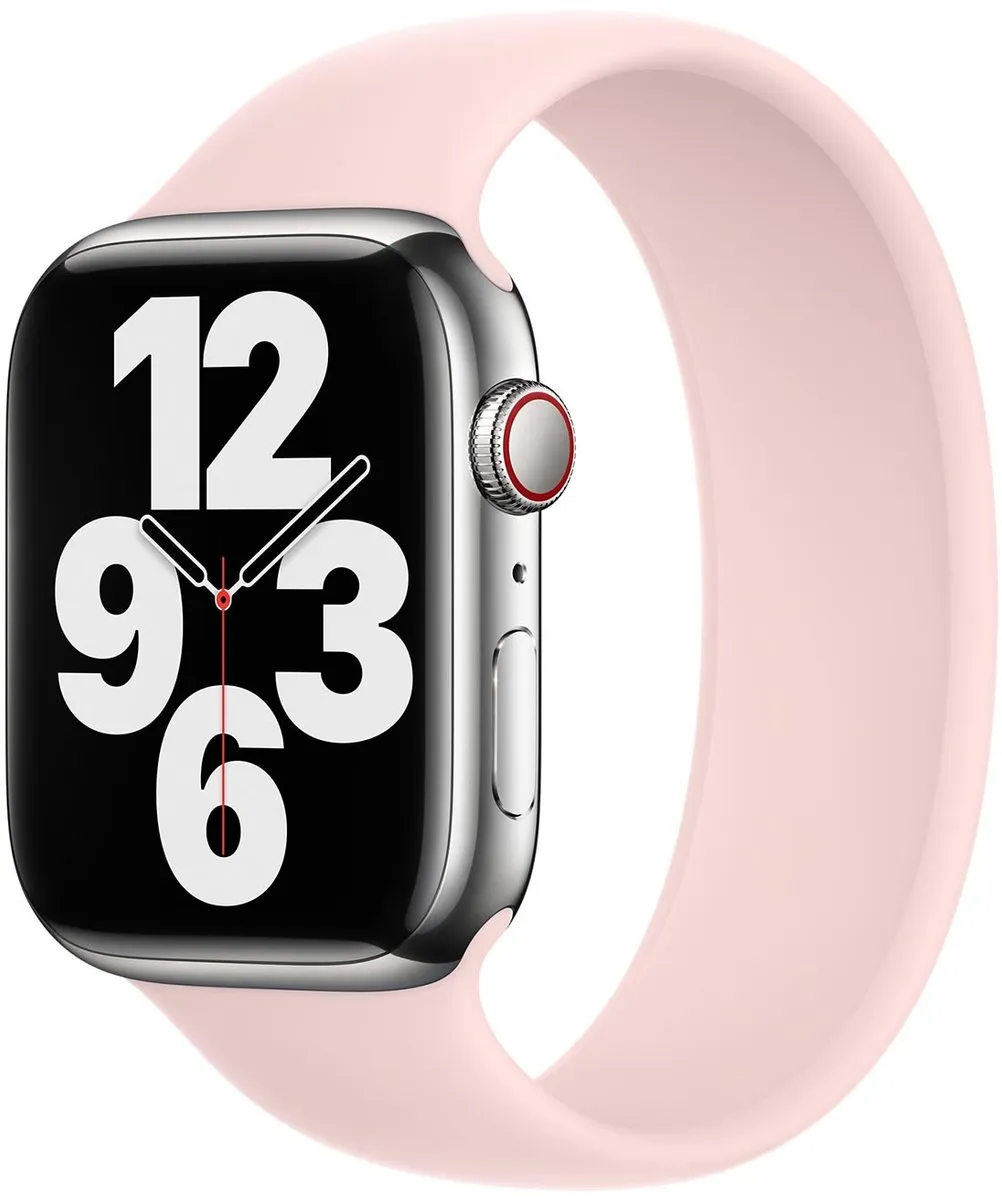 Apple Siliconen Solobandje Chalk Pink
