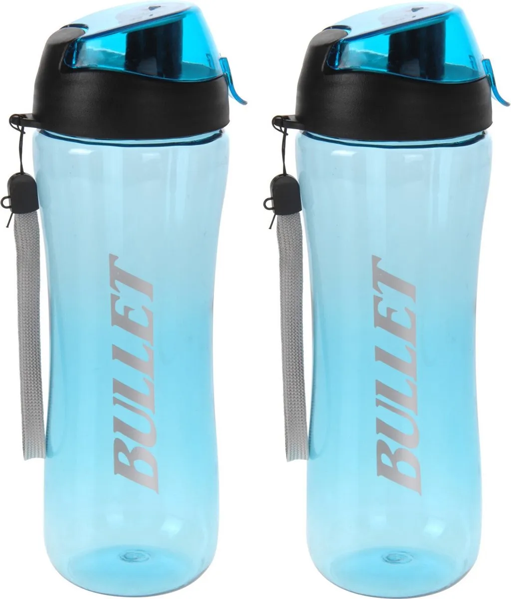 Excellent Houseware Sportfles Blauw 700ml