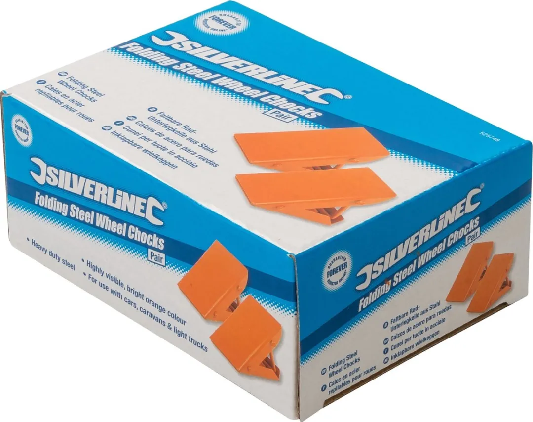 Silverline Inklapbare Wielkeggen Heavy-Duty - 2 Stuks - Fel Oranje - afbeelding 6 van 6