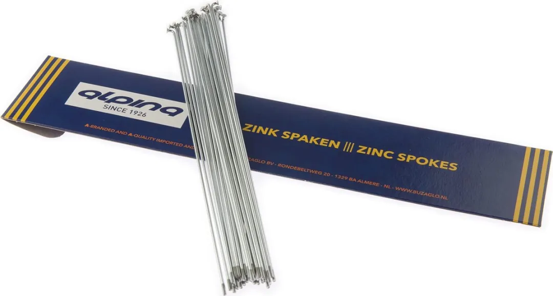 Alpina Spaken 14G 252mm Zink - Grijs