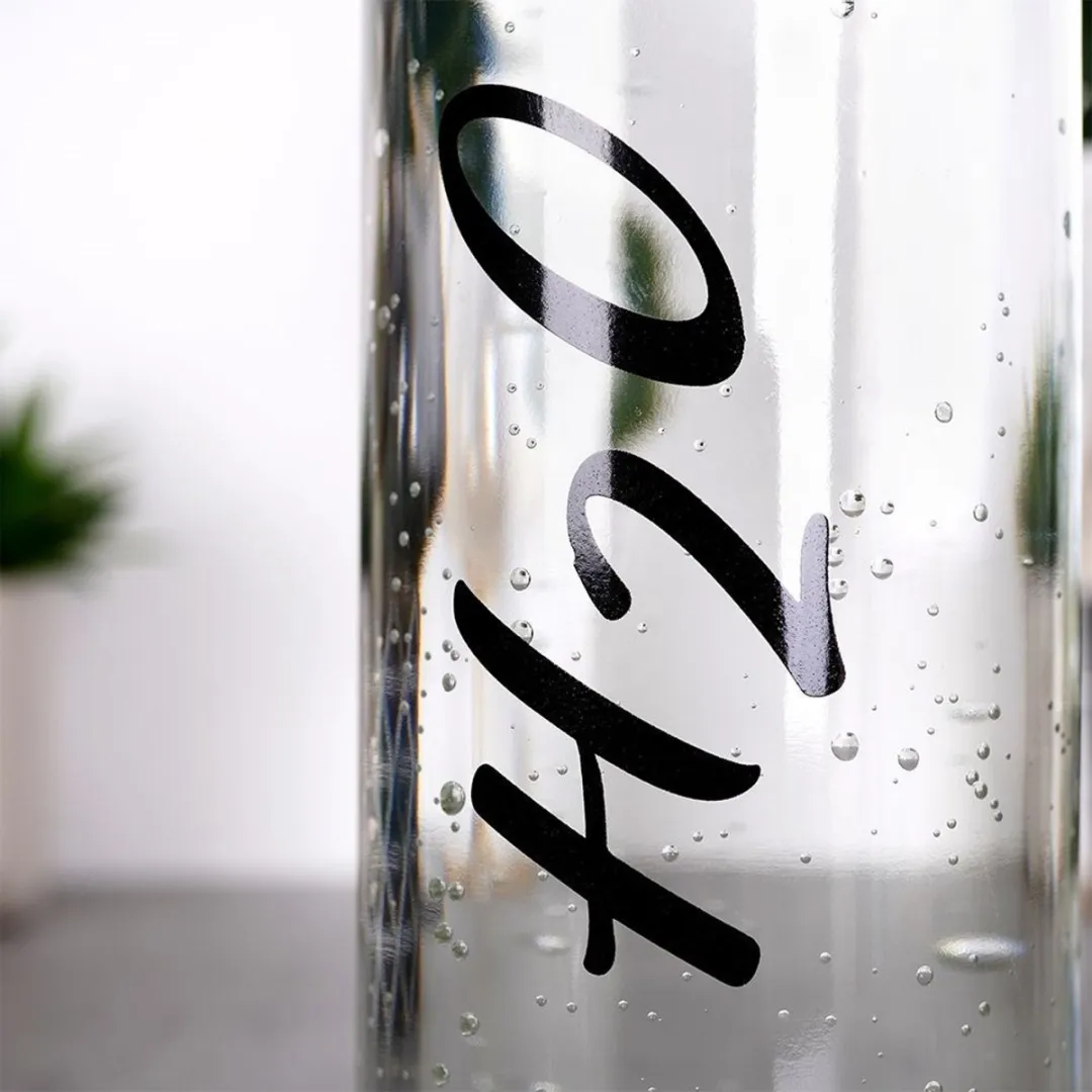 Excellent Houseware Glazen Waterfles 700ml - Metalen Dop - afbeelding 4 van 6