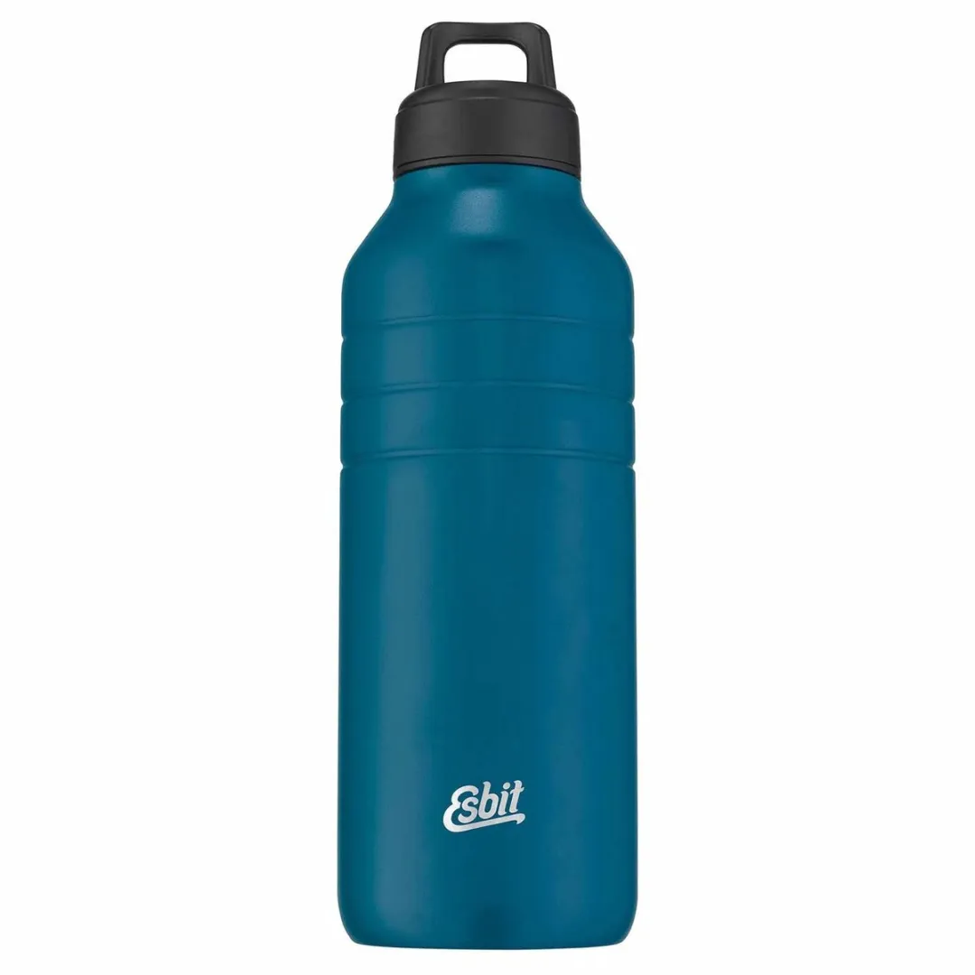 Esbit Majoris Waterfles - 1 Liter - Blauw - RVS Drinkfles - Lusdop
