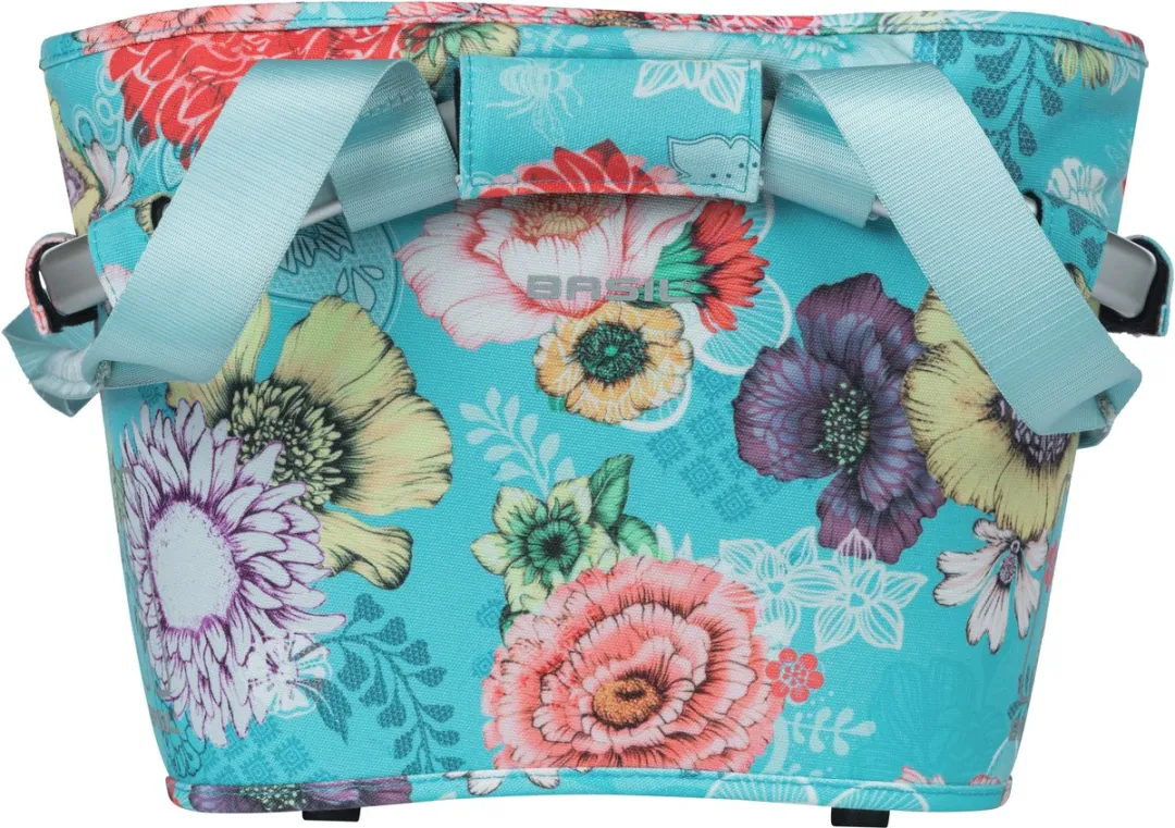 Basil Bloom Field Fietsmand Voorop 15L - Blauw - afbeelding 6 van 6