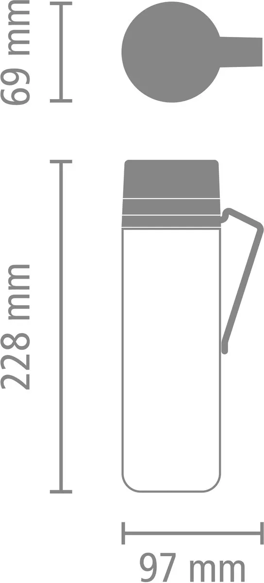 Brabantia Make & Take Drinkfles 500ml - Soft Beige