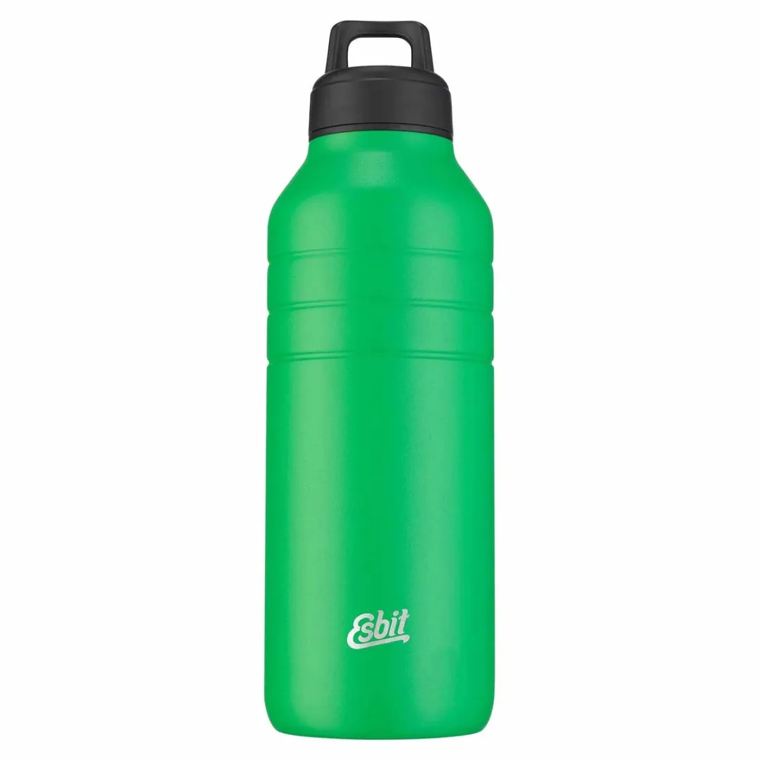 Esbit Majoris Waterfles - 1 Liter - Groen - RVS Drinkfles - Lusdop