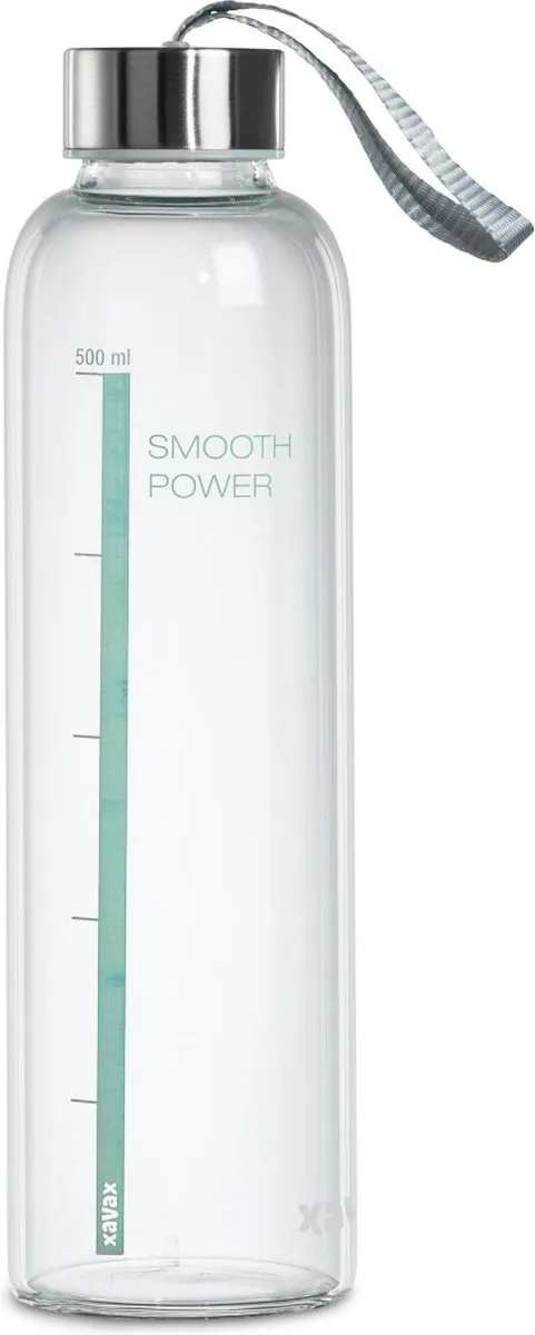 Xavax Glazen Fles 500ml - Met Markering & Lus