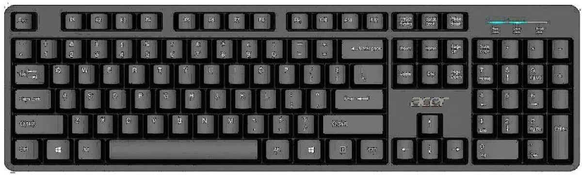Acer USB Wired Keyboard QWERTY US