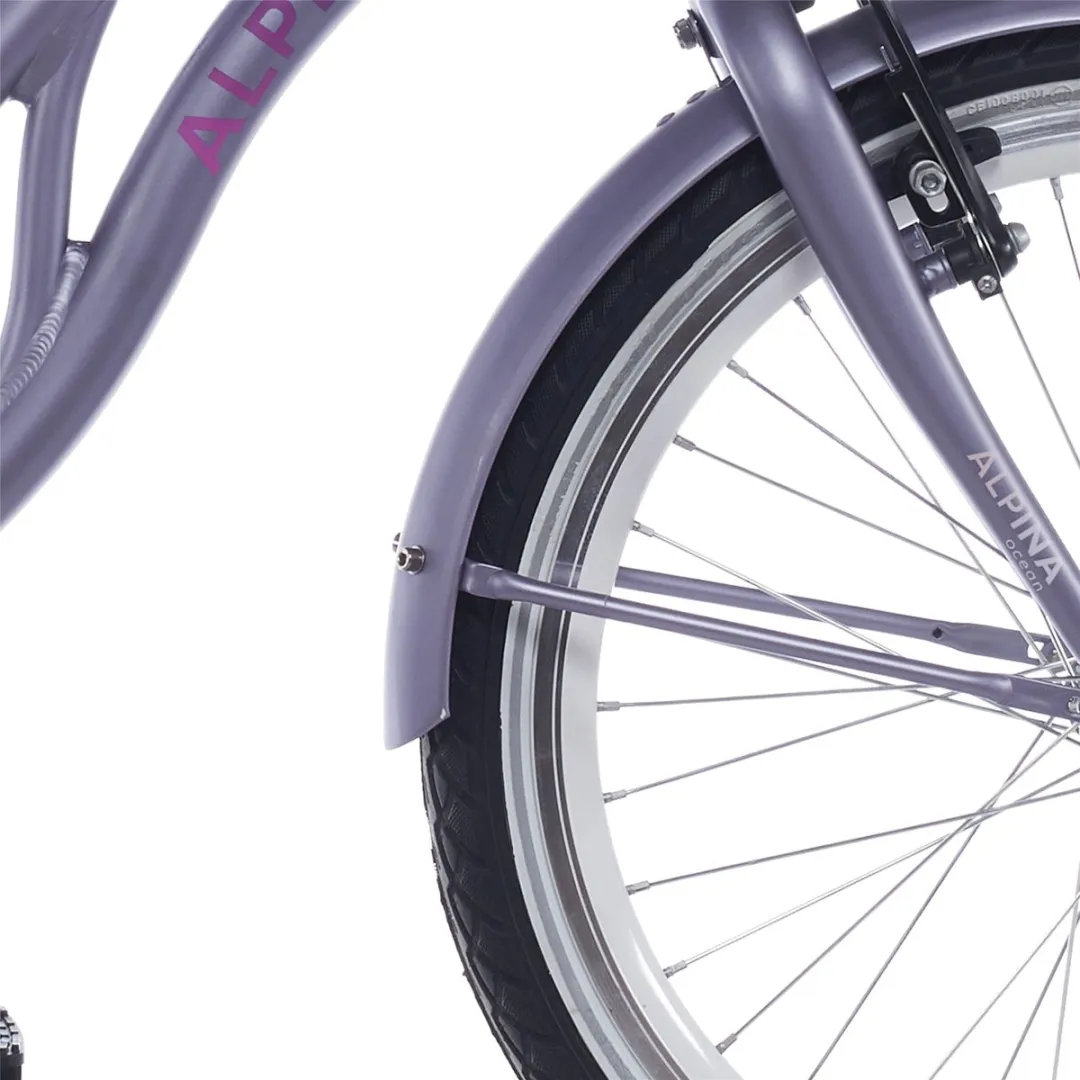 Alpina Spatbordset 22" Ocean Hazy Lavender Matt