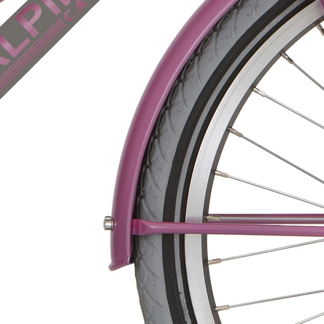 Alpina Spatbordset 20" Cargo - Fuchsiapink