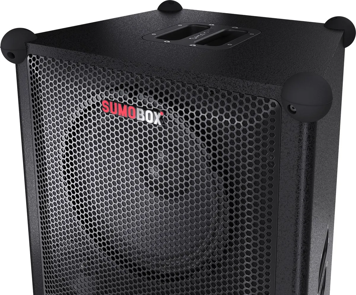 Sharp SumoBox PRO CP-LS200 Draagbare Luidspreker - 200W - 108dB - Zwart