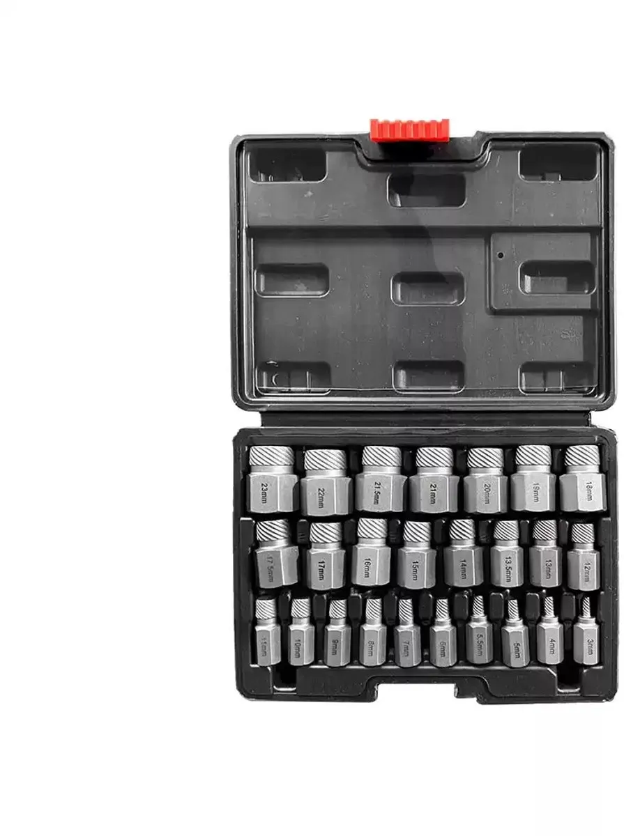 Weber Tools Spiraaldoppen M3-M23 Boutenverwijderaar Set