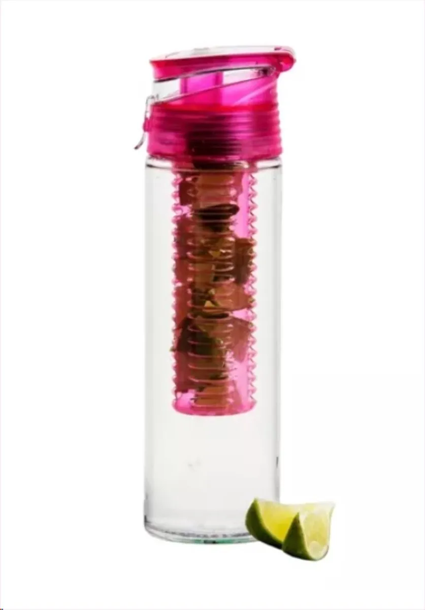 Sagaform Drinkfles Fruit 750ml - Roze - BPA-vrij