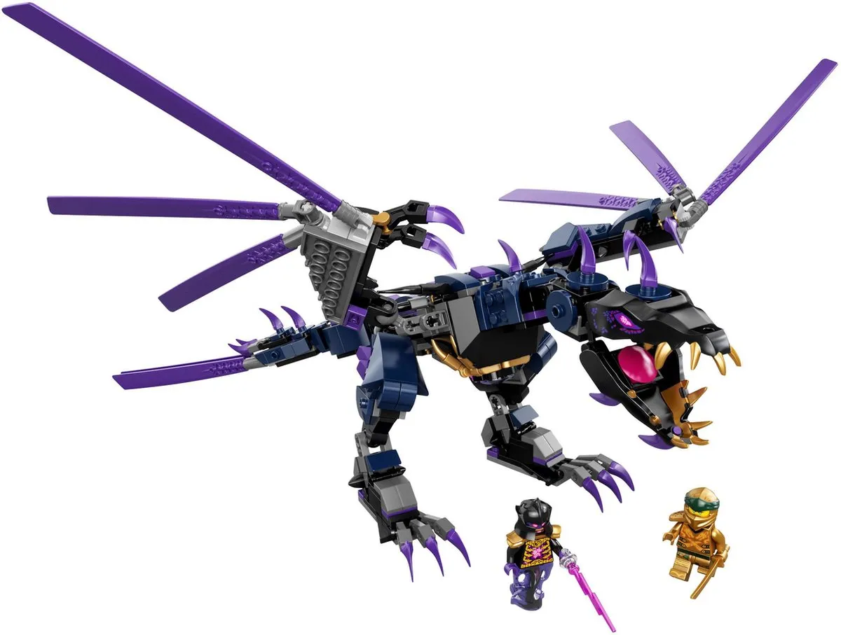 LEGO Ninjago 71742 Overlord Draak - 372 Stukken - Blauw/Paars - afbeelding 4 van 6