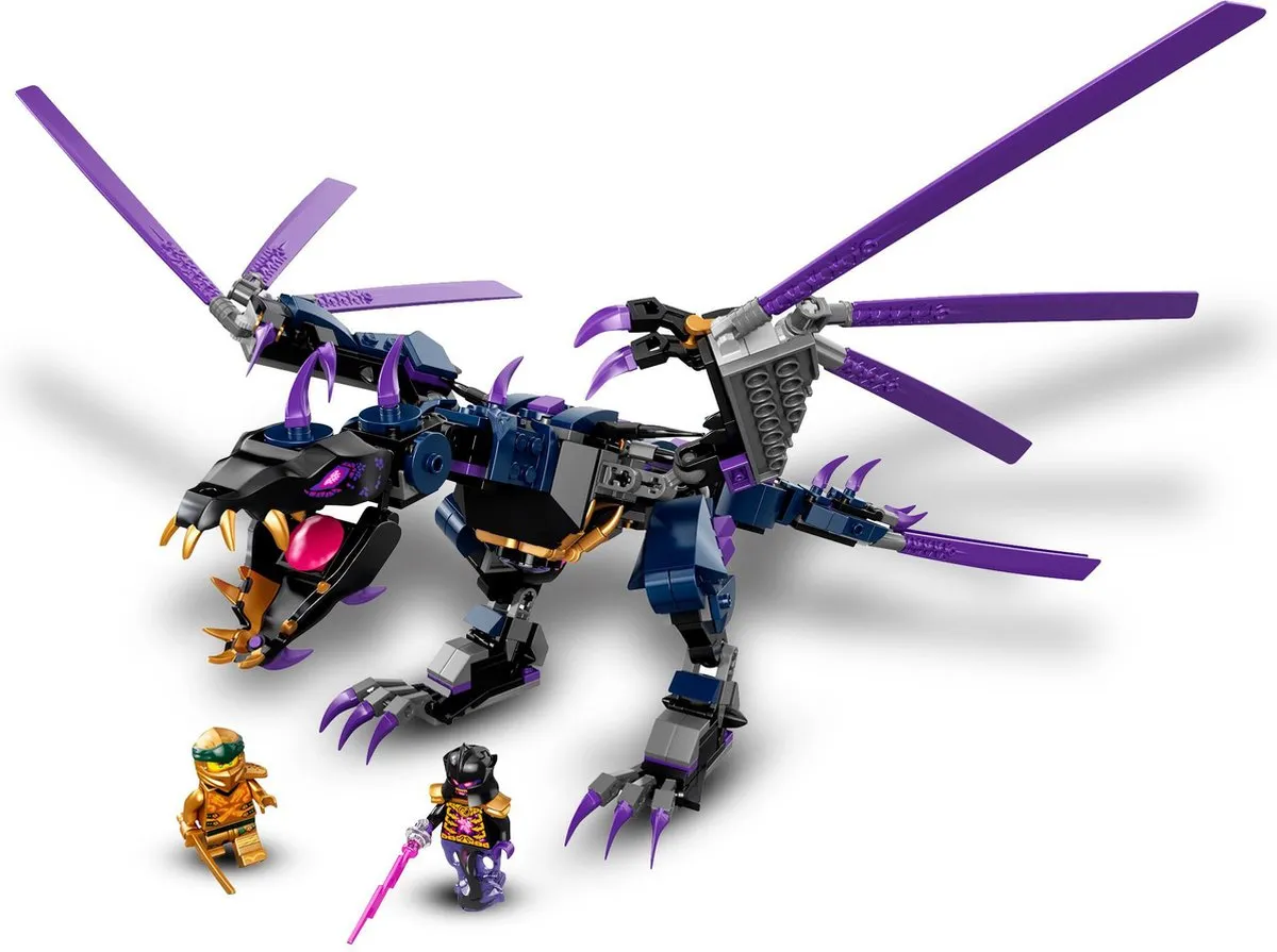 LEGO Ninjago 71742 Overlord Draak - 372 Stukken - Blauw/Paars - afbeelding 5 van 6