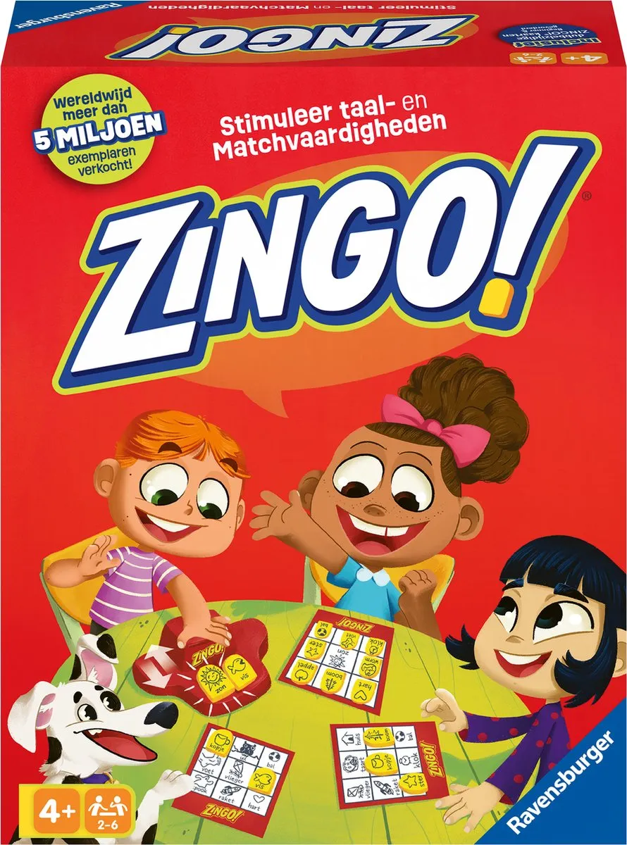 Ravensburger ZINGO! 223510 Educatief Spel - 2-6 Spelers