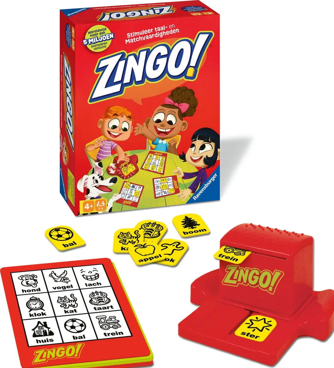 Ravensburger ZINGO! 223510 Educatief Spel - 2-6 Spelers