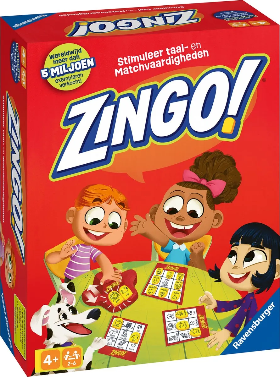 Ravensburger ZINGO! 223510 Educatief Spel - 2-6 Spelers