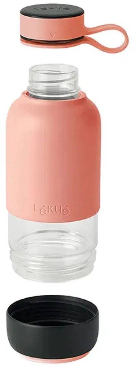 Lékué Drinkfles To Go 500ml - Coral Pink