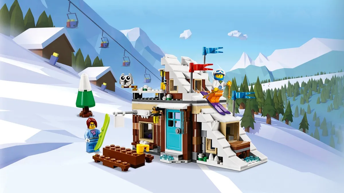LEGO Creator Modulaire Wintervakantie 31080 - 374 Stukken - Geel