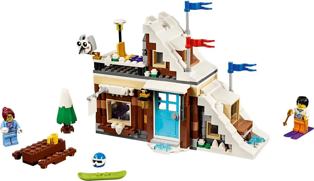 LEGO Creator Modulaire Wintervakantie 31080 - 374 Stukken - Geel