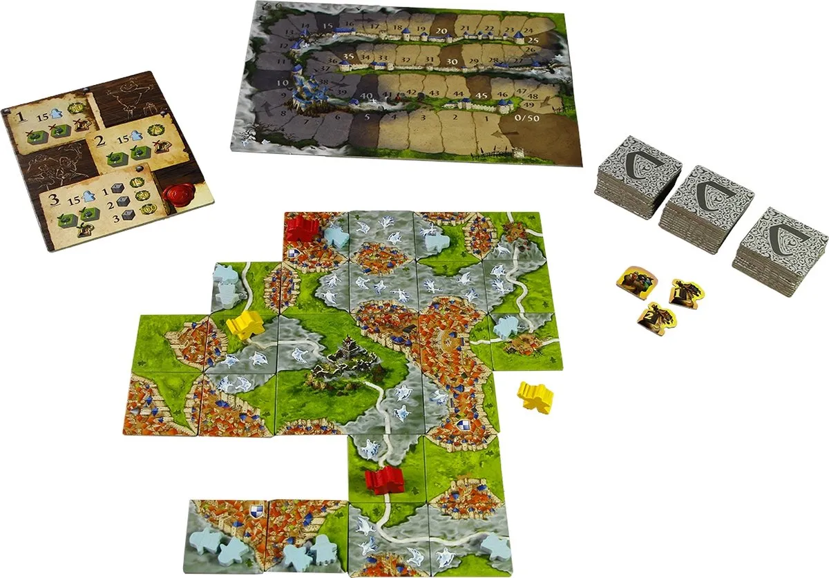 999 Games Carcassonne De Mist Bordspel - 5 Spelers