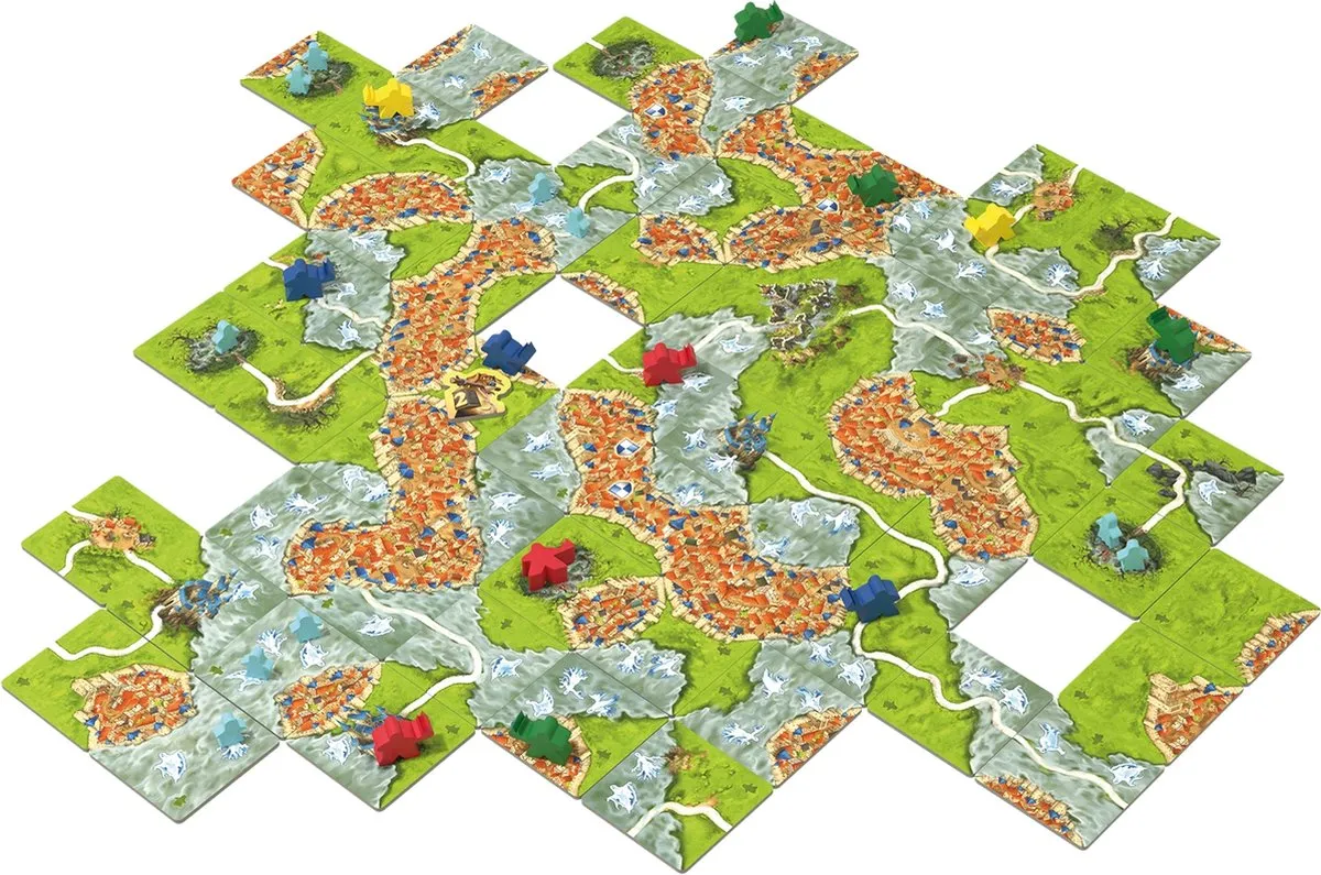 999 Games Carcassonne De Mist Bordspel - 5 Spelers